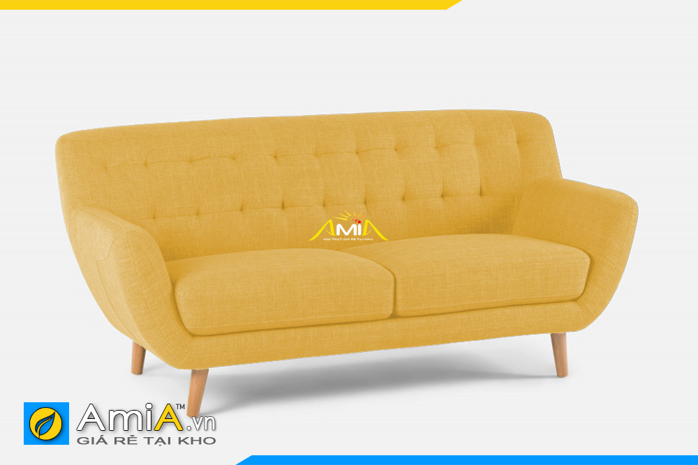 sofa nhỏ mini màu vàng