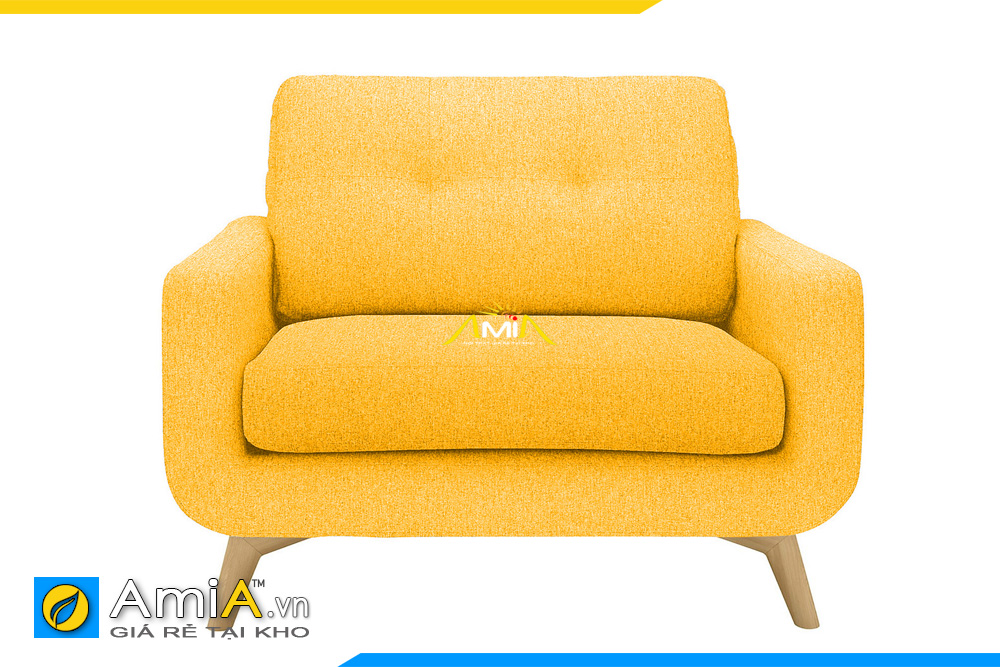 ghế sofa đơn màu vàng đẹp