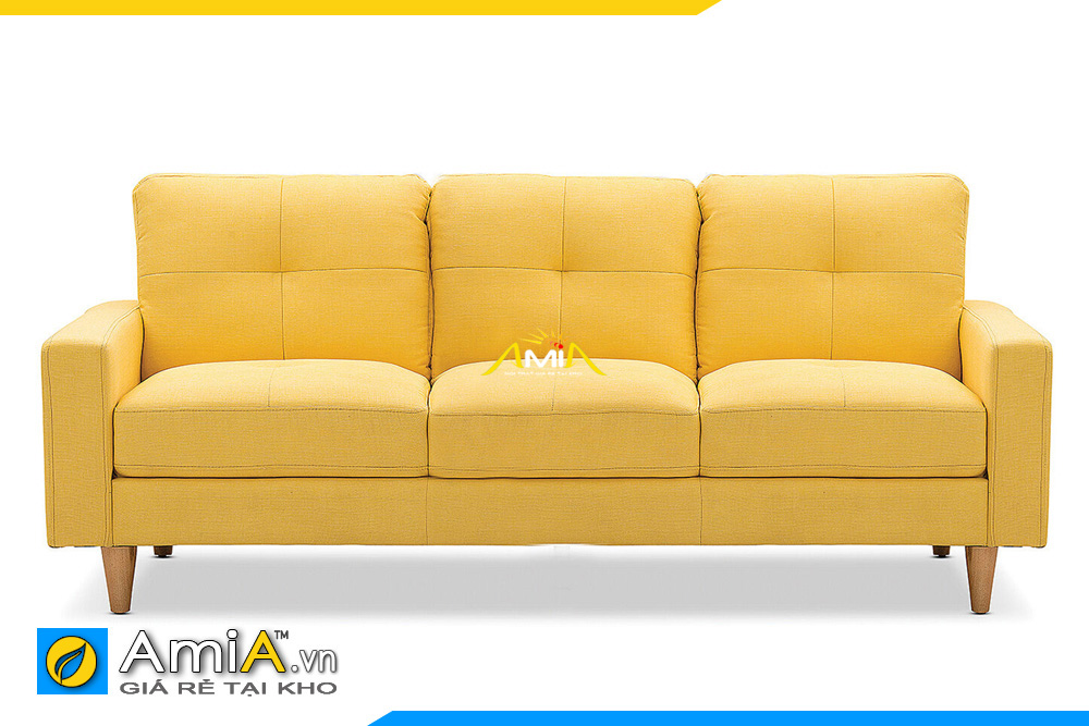 Sofa văng nỉ màu vàng giá rẻ