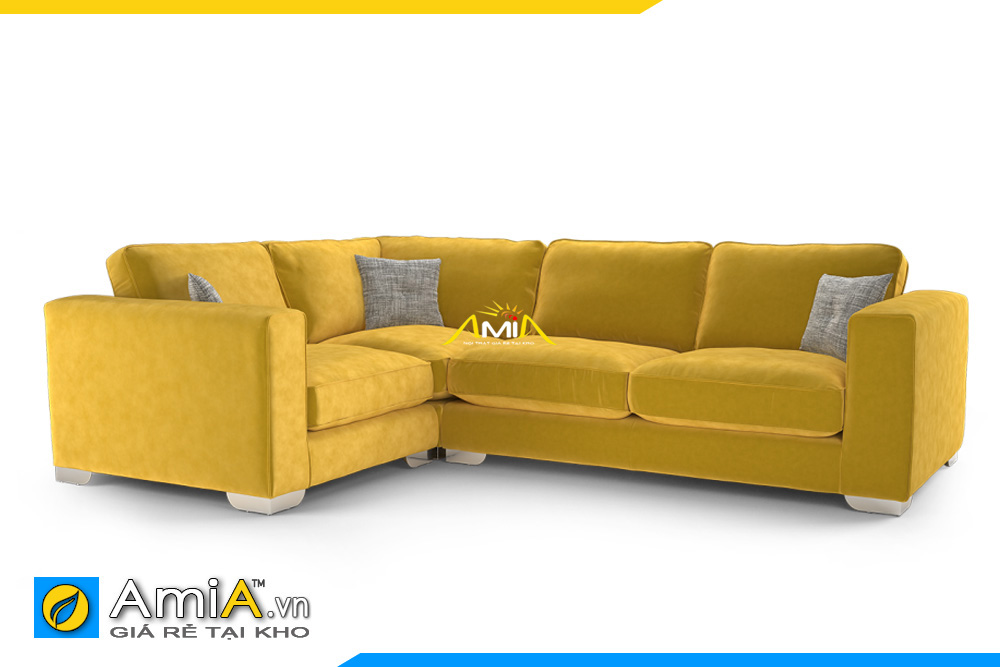 sofa phòng khách đẹp màu vàng