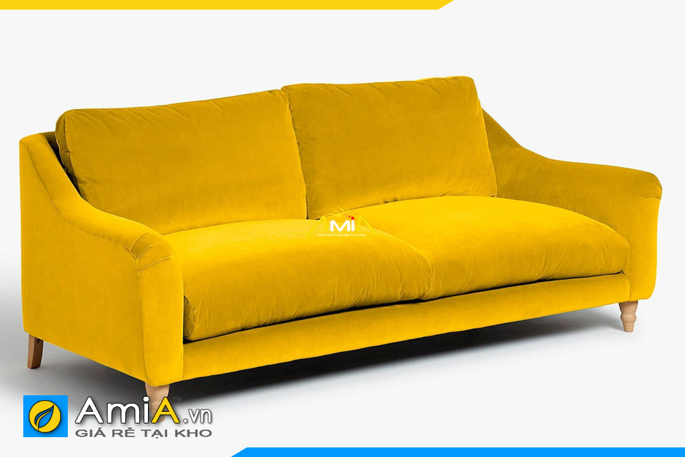 ghế sofa đôi đẹp màu vàng
