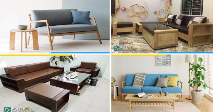 Top 20+ mẫu ghế sofa gỗ nhỏ mini đẹp hiện đại nhất 2021! | AmiA.vn