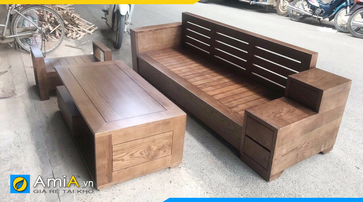 Sofa gỗ văng sang trọng