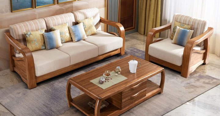 30+ Bàn ghế sofa gỗ cho nhà nhỏ hẹp đẹp nhất mọi thời đại!