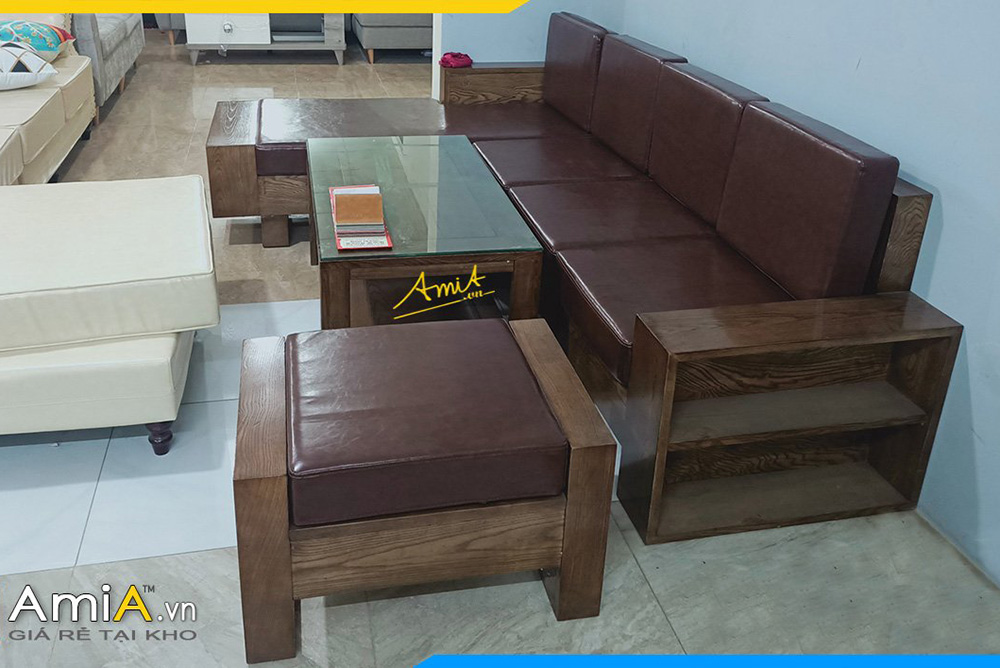 Bộ sofa gỗ Sồi nệm da 2024: Bộ sofa gỗ Sồi nệm da 2024 sẽ khiến cho không gian đón nhận vẻ đẹp giản dị và thanh lịch. Sản phẩm được làm từ những chất lượng cao, đem đến sự bền bỉ và ấm áp trong mỗi khoảnh khắc thư giãn.