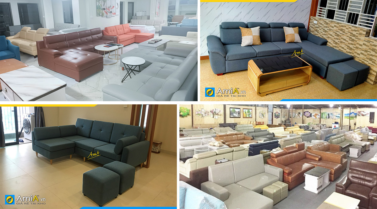 Cửa hàng bán sofa góc vải nỉ giá rẻ- chất lượng dành cho bạn