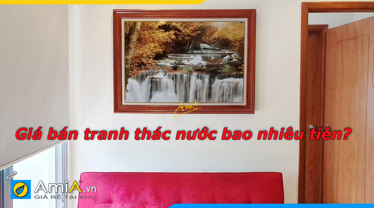 tranh thac nuoc gia ban bao nhieu tien