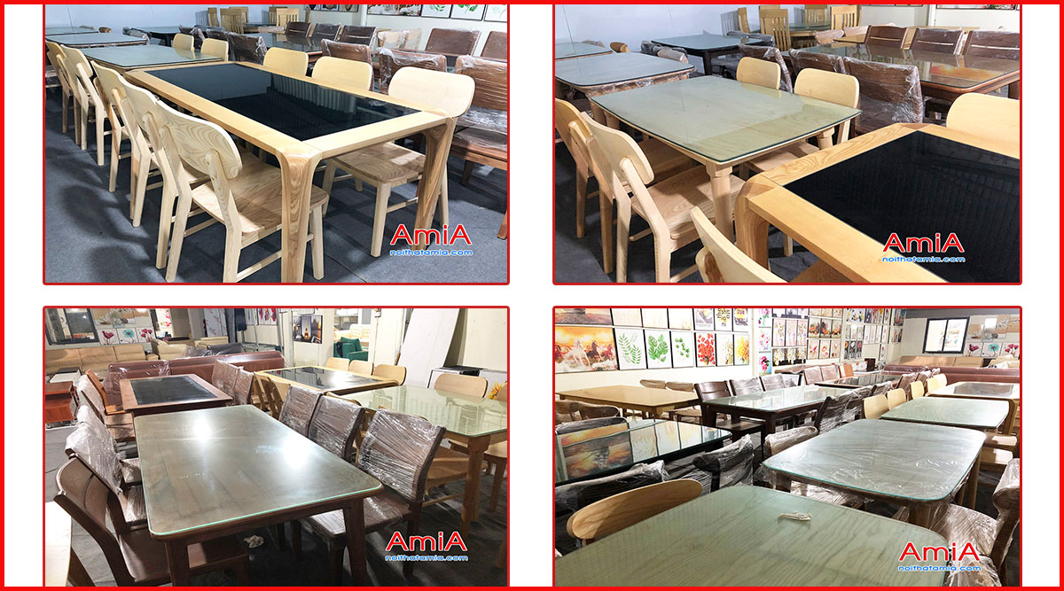 Góc trưng bày bàn ghế ăn của cửa hàng Nội thất AmiA