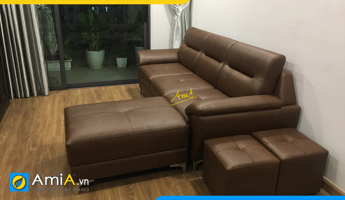 Mẫu ghế sofa góc có phần chữ L tách rời- có thể linh hoạt thay đổi góc trái góc phải cho không gian kê