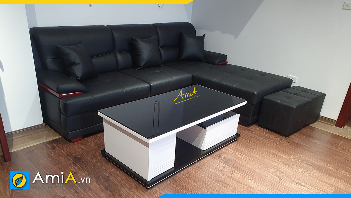 Đóng bàn ghế sofa theo yêu cầu  với màu sắc đen sang trọng