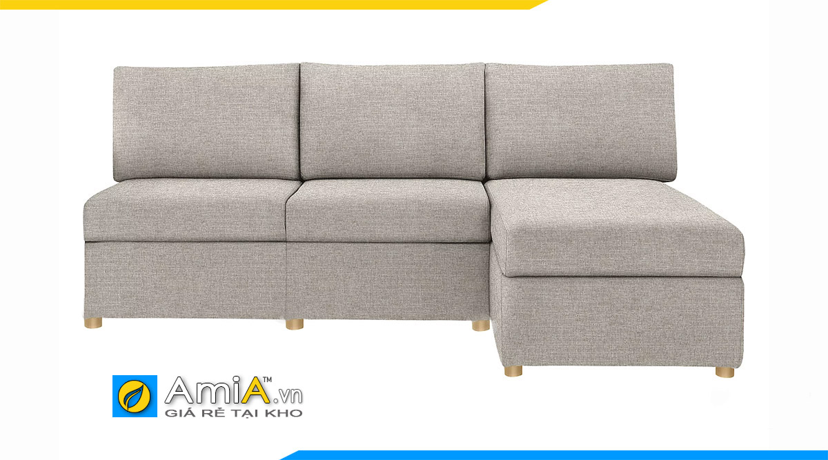 Sofa góc chữ L mini k tay vịn nhỏ gọn dành cho nhà bạn