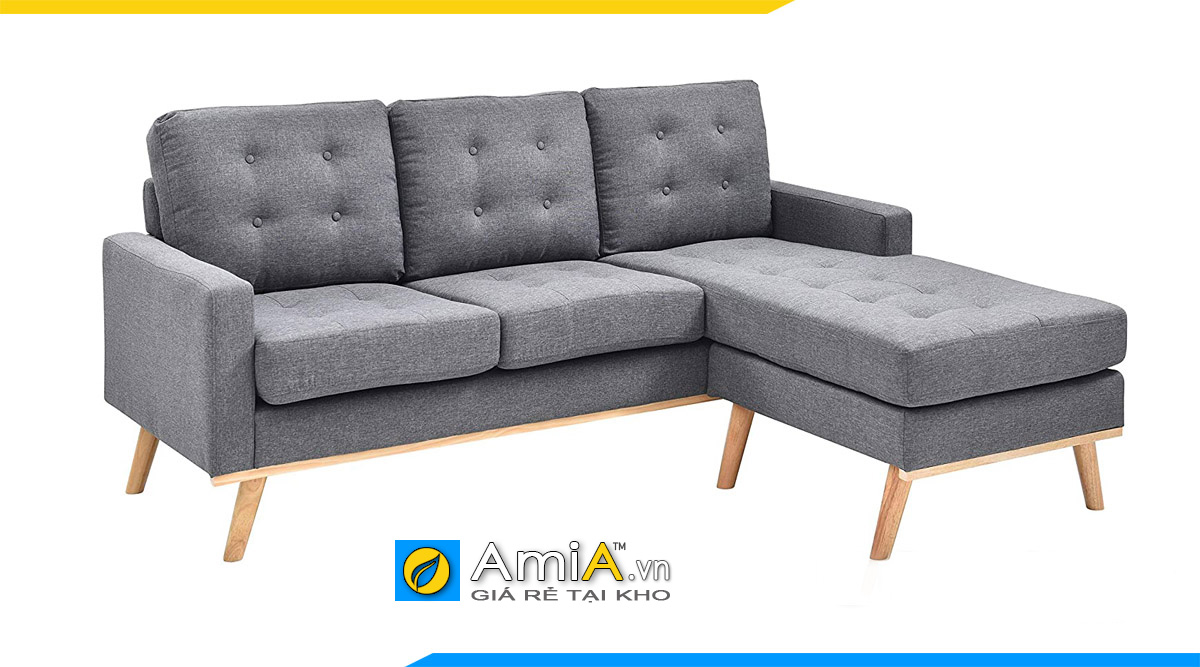 Sofa góc mi ni dài 1m8 phù hợp cho những không gian nhỏ hẹp- chất liệu vải nỉ trẻ trung cho bạn
