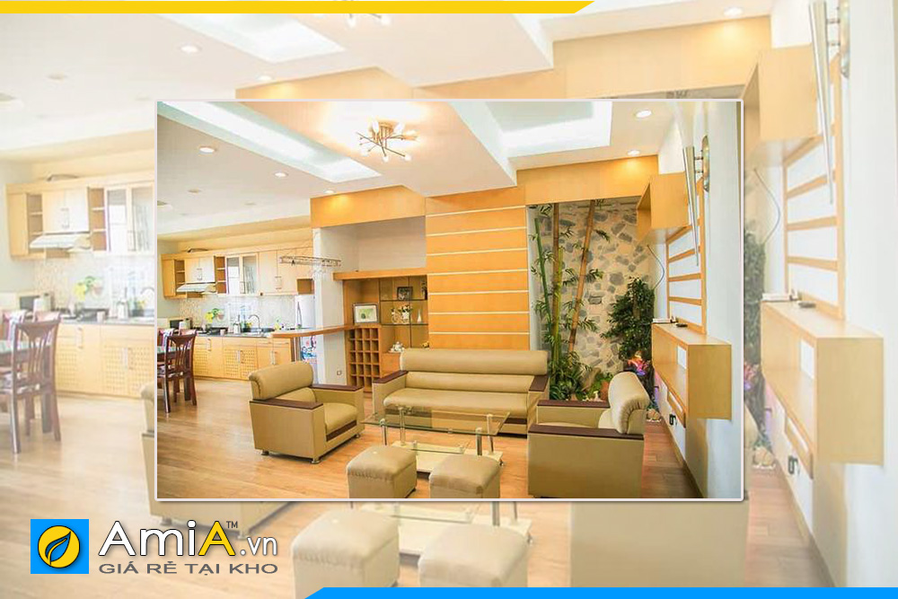 hình ảnh bộ sofa văng cho homestay