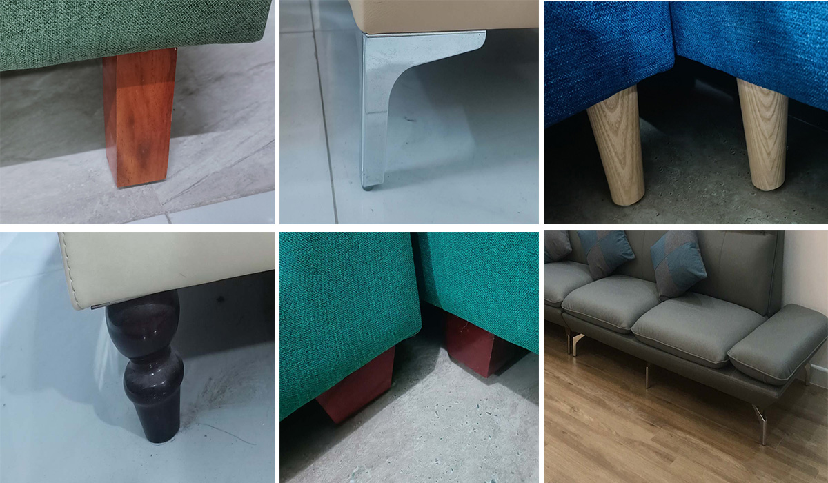 Xu hướng lựa chọn các kiểu chân ghế của sofa góc