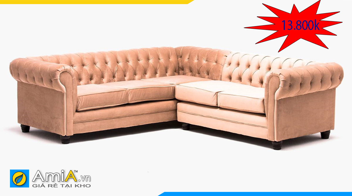Thiết kế sofa góc chữ V theo phong cách tân cổ điển vừa sang trọng vừa đẳng cấp