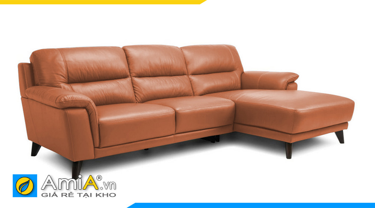 Bộ ghế sofa góc dưới 10 triệu được làm từ da công nghiệp màu da bò sang trọng
