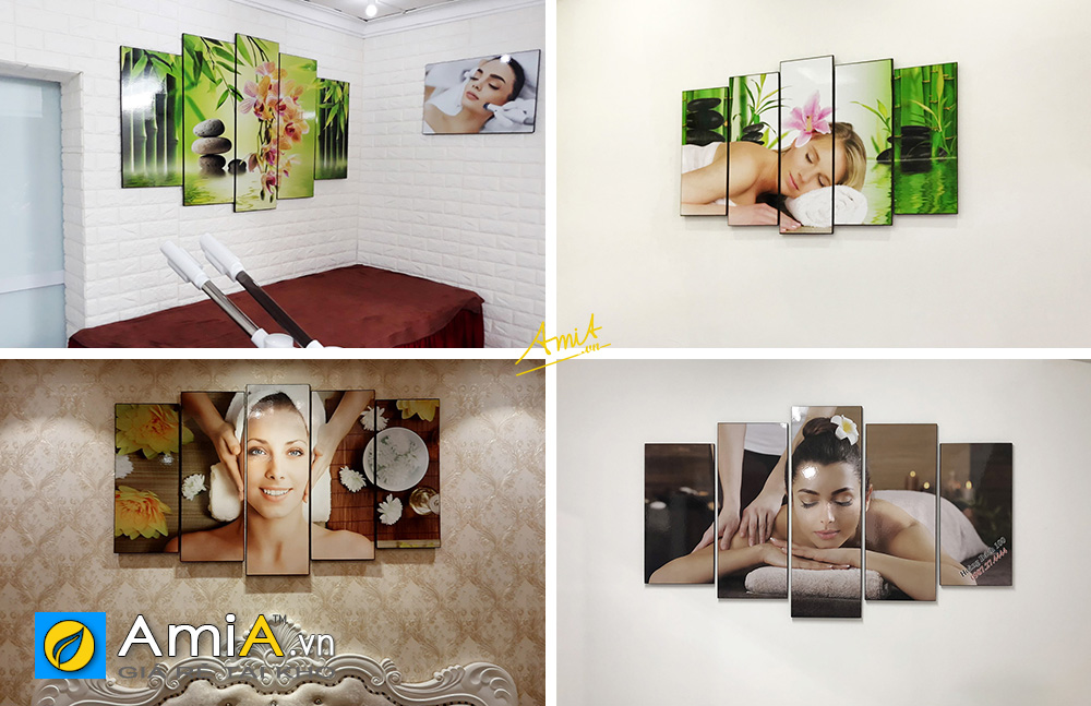 Hình ảnh Các hình ảnh cô gái spa đẹp treo tường thẩm mỹ viện spa hiện đại