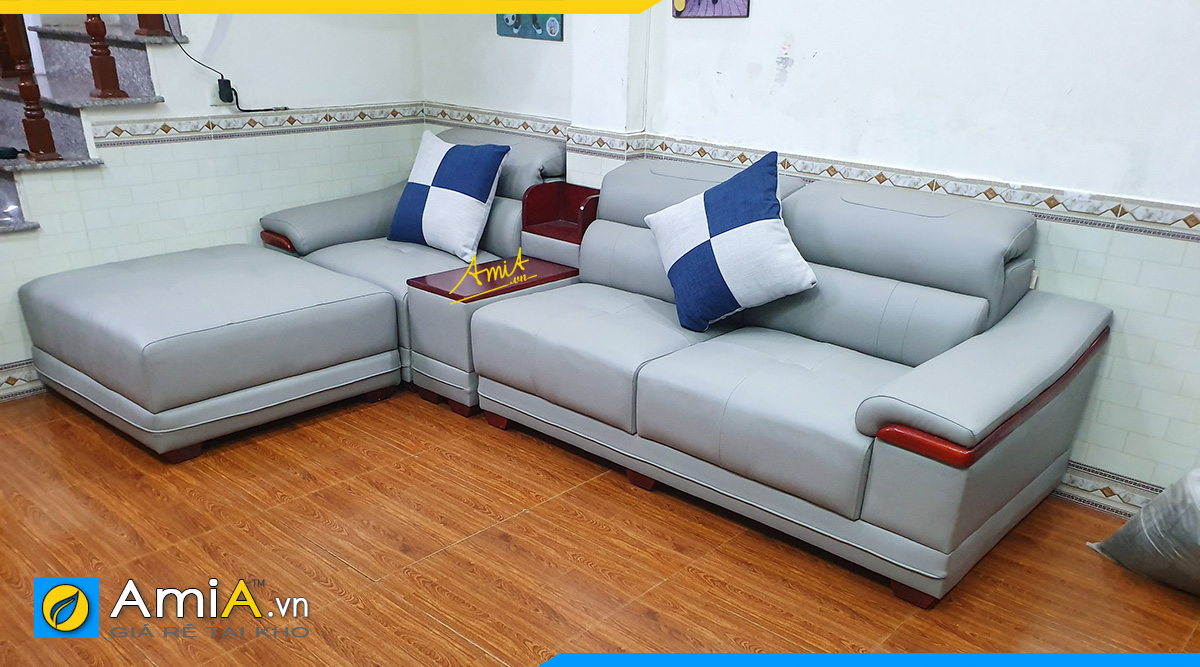 Hình ảnh thực tế mẫu ghế sofa góc đẹp phòng khách tại Nam Sách- Hải Dương