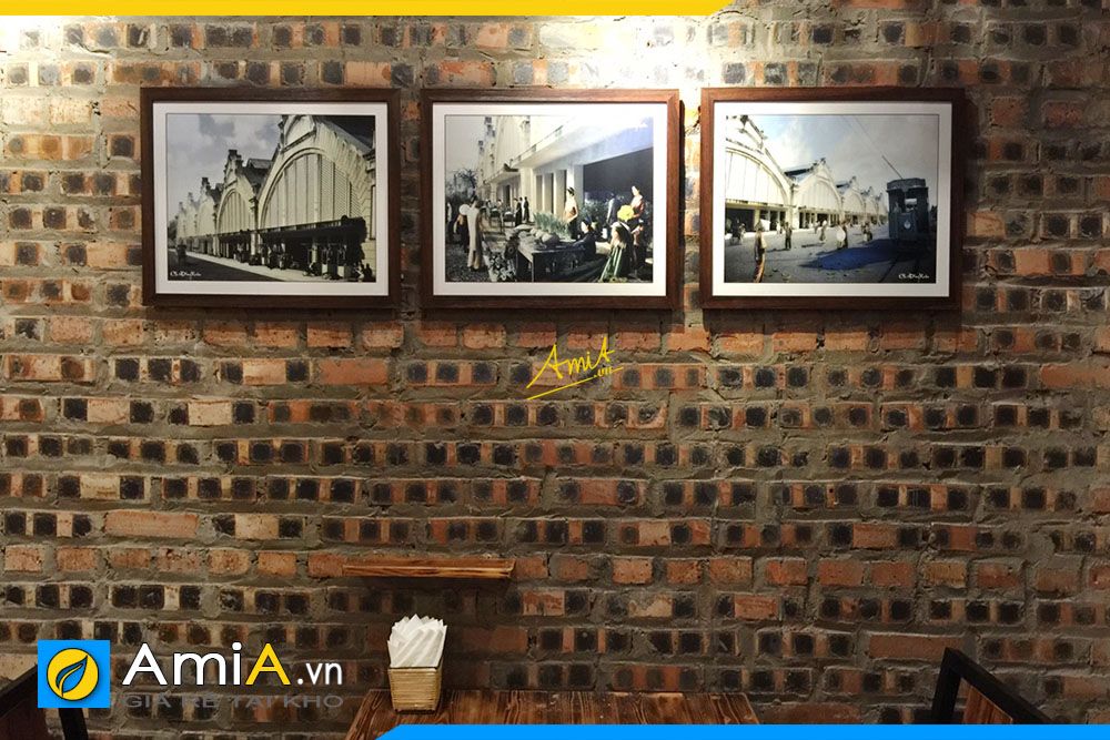 Hình ảnh Tranh đen trắng decor quán cafe đẹp hiện đại và sang trọng