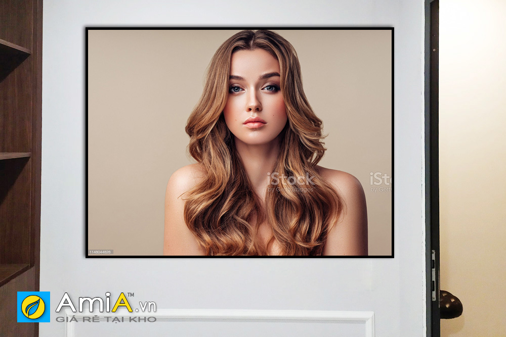 Hình ảnh Tranh mẫu tóc đẹp treo tường salon tóc mã SP66