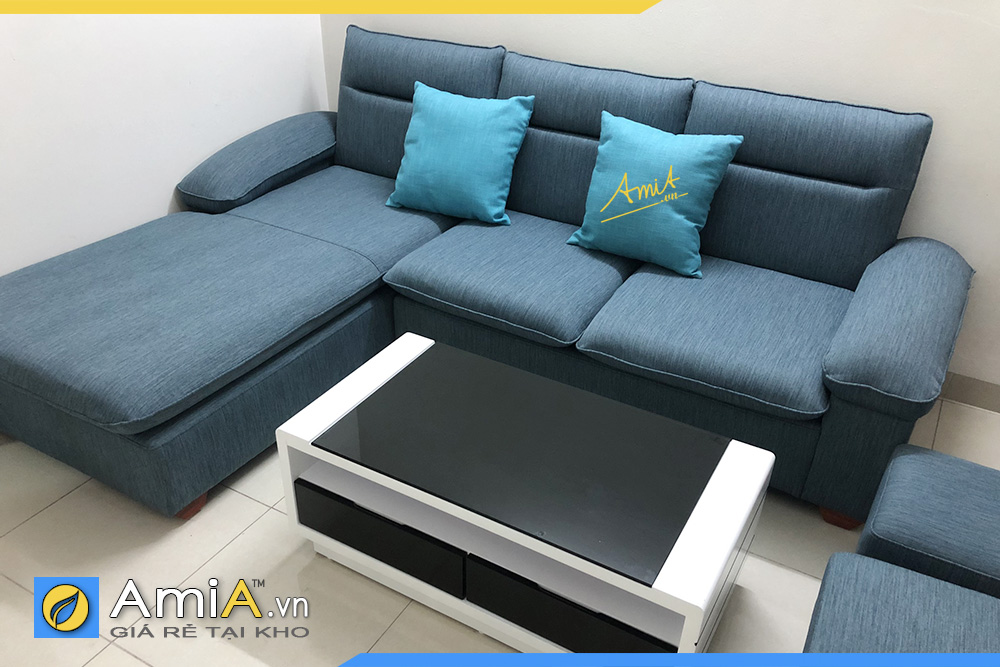 Ghế Sofa góc phòng khách nhỏ gọn giá rẻ AmiA: Đừng để diện tích phòng khách nhỏ hẹp làm hạn chế sự sáng tạo của bạn. Với mẫu ghế Sofa góc phòng khách nhỏ gọn giá rẻ AmiA, bạn sẽ có một sản phẩm tuyệt vời để tối đa hoá không gian sống của mình. Với thiết kế sang trọng và tiện lợi, đây là lựa chọn hoàn hảo cho những ai muốn sở hữu một chiếc ghế Sofa đẹp mà không tốn quá nhiều chi phí.