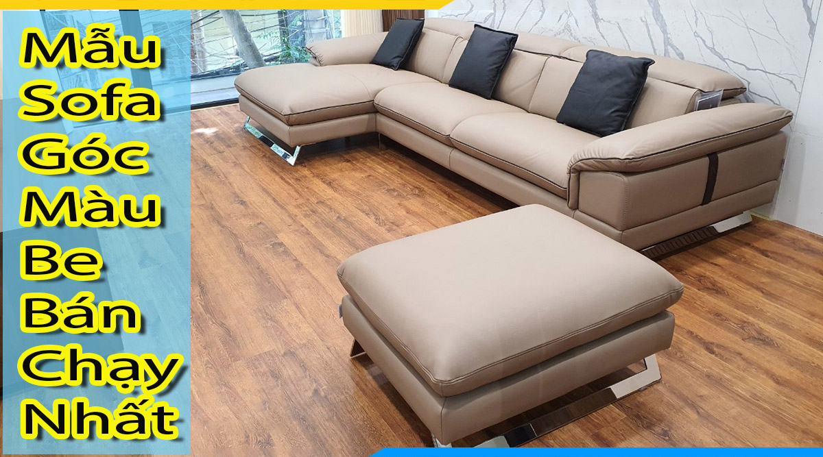 sofa góc L phòng khách