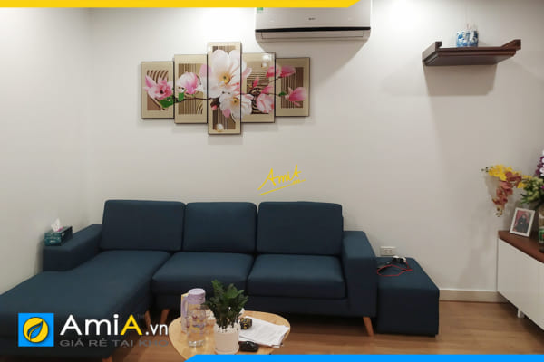 Hình ảnh Tranh treo tường hoa mộc lan cho phòng khách hiện đại AmiA 500