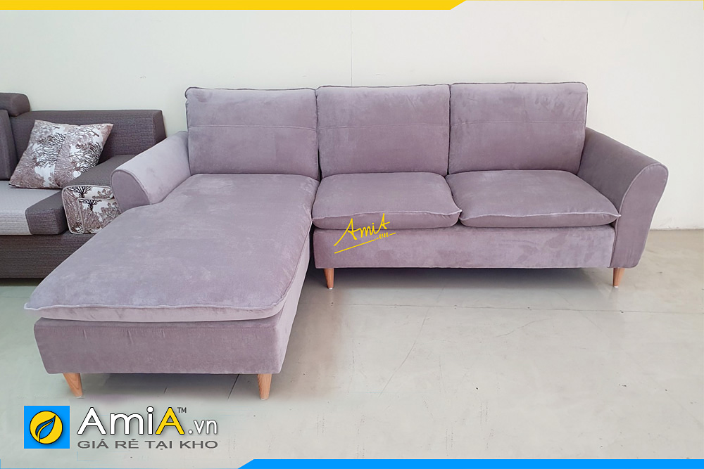 Ghế sofa góc nỉ vải đẹp giá rẻ AmiA312