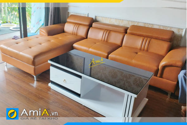 ghế sofa góc chữ L đẹp phòng khách AmiA306