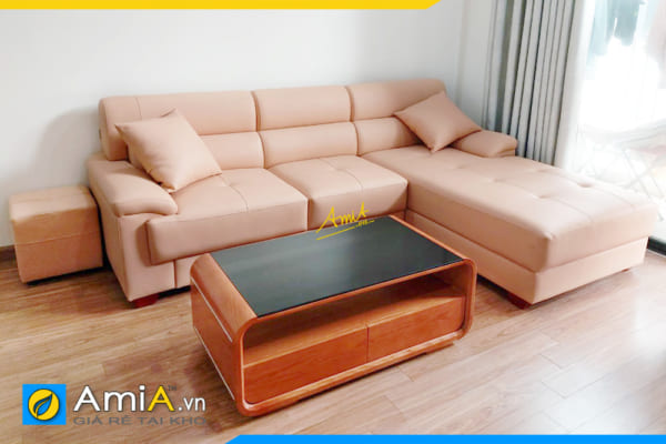 Ghế sofa da hiện đại AmiA314