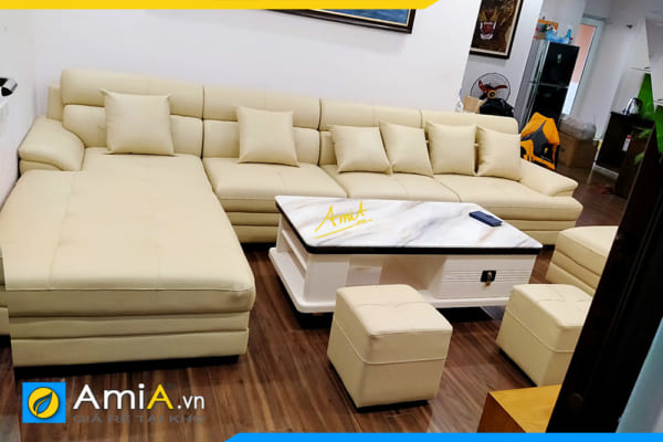 sofa góc cỡ lớn phòng khách AmiA324