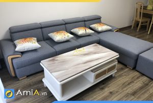 sofa nỉ hiện đại phòng khách AmiA340