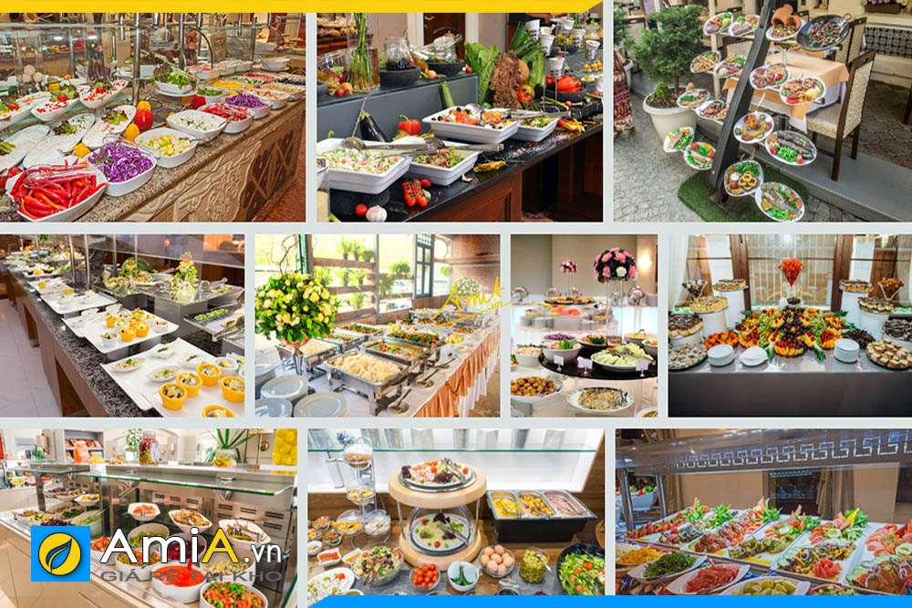 Hình ảnh Tham khảo các bức tranh về không gian nhà hàng quán ăn chay