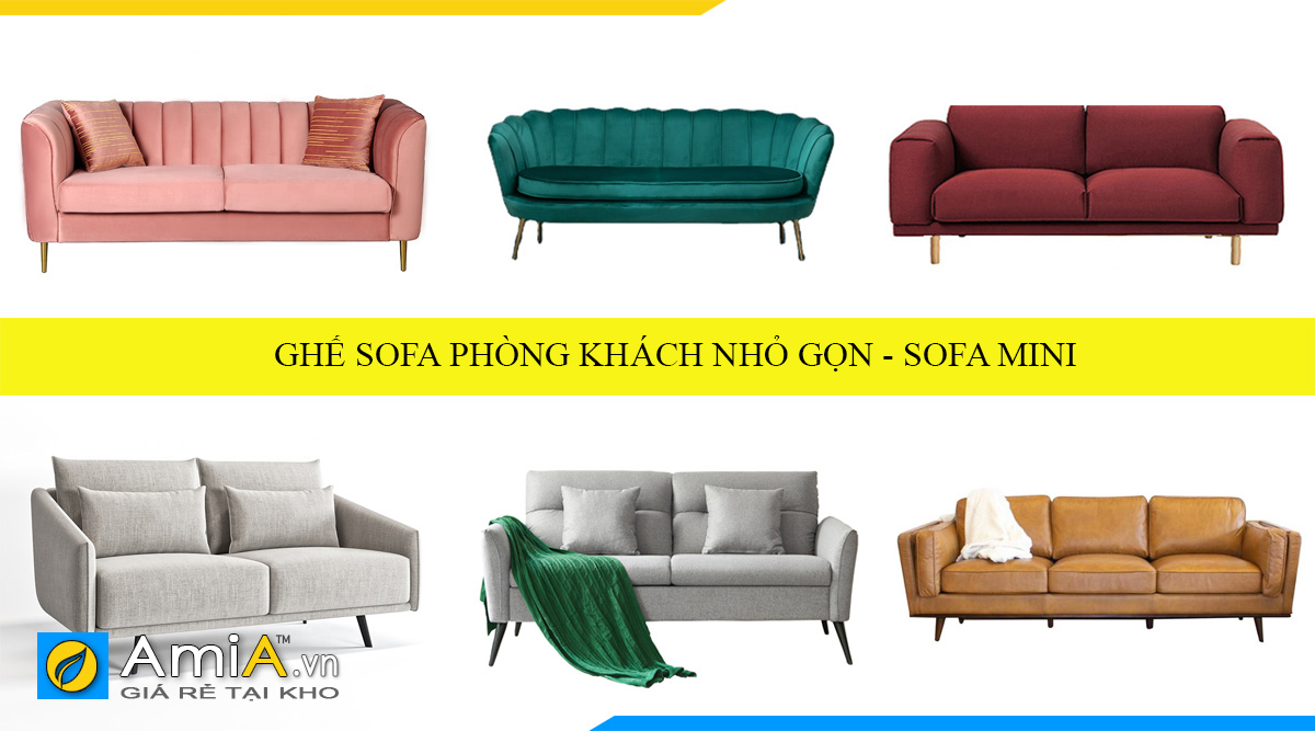 55+ Mẫu Ghế Sofa Phòng Khách Nhỏ Gọn Mini - Mẫu Đẹp Giá Rẻ
