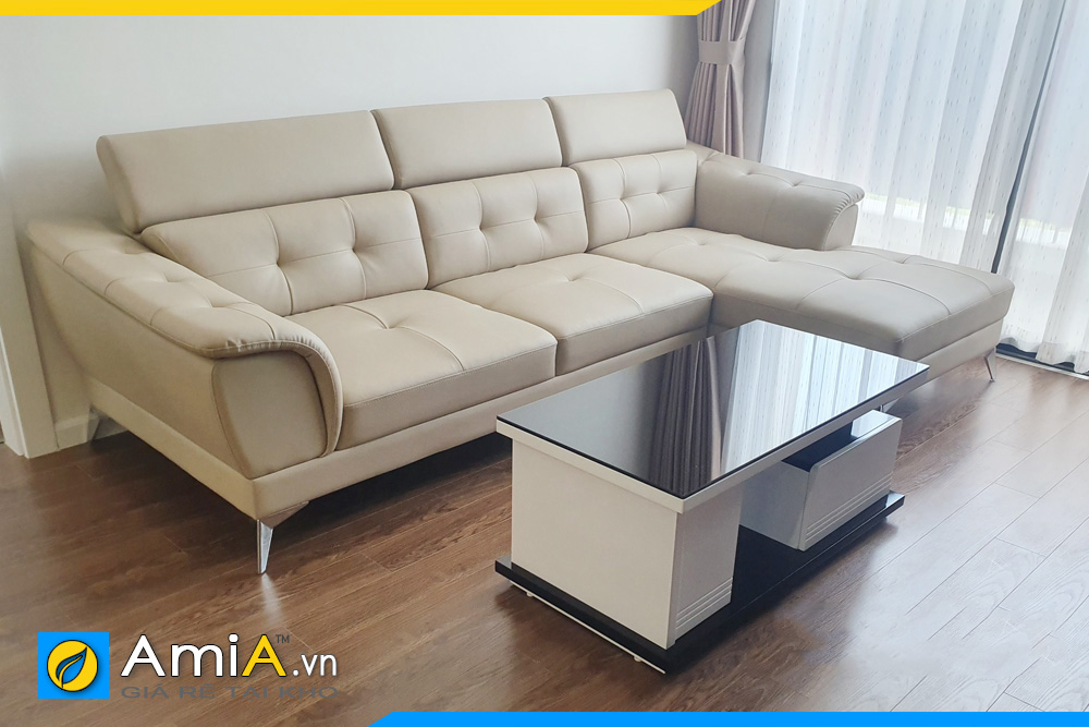 Ghế sofa da Hàn đẹp và hiện đại cho phòng khách