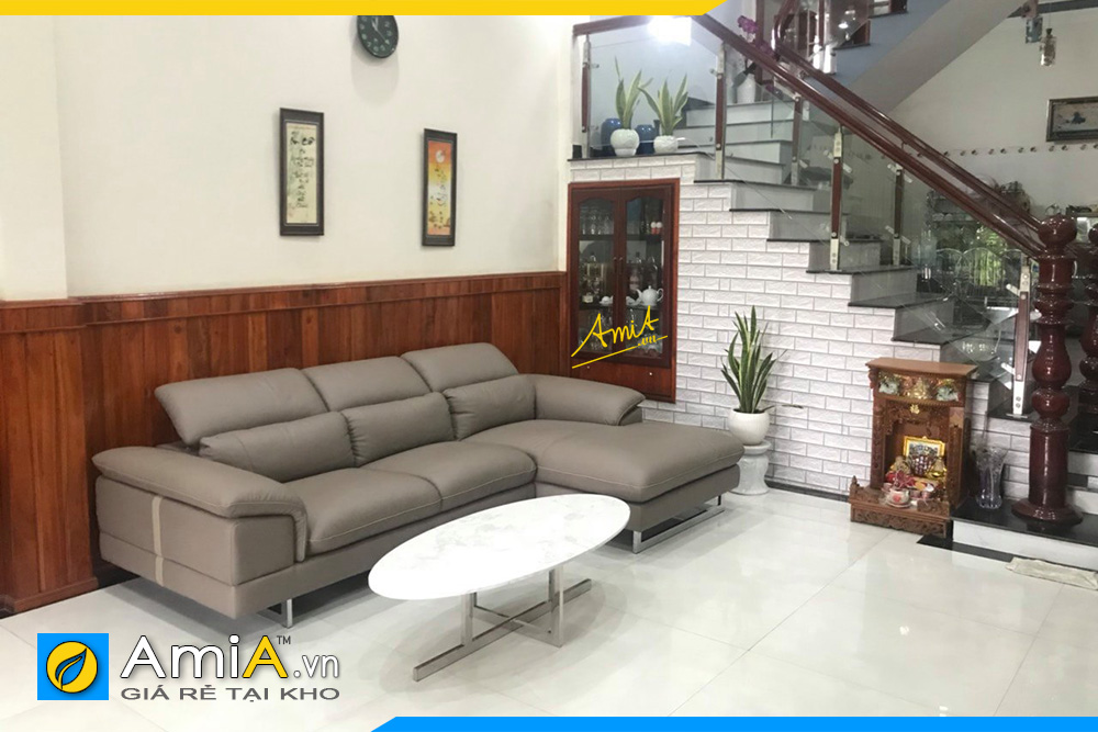 Ghế sofa da Hàn đẹp và hiện đại cho phòng khách