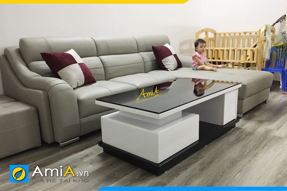 Ghế sofa da Hàn đẹp và hiện đại cho phòng khách