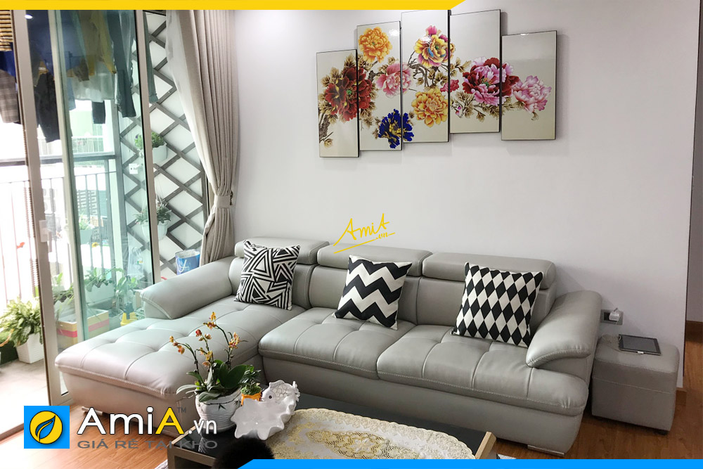 Ghế sofa da Hàn đẹp và hiện đại cho phòng khách