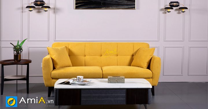 35+ Mẫu sofa phòng khách màu vàng đậm - nhạt \