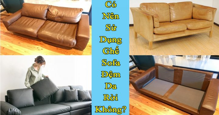 Sofa đệm da rời là gì? Có nên sử dụng ghế sofa da đệm rời hay không?