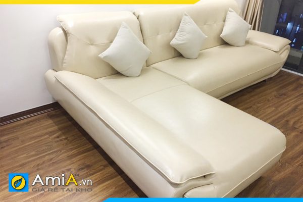 Ghế sofa da đơn giản hiện đại AmiA196