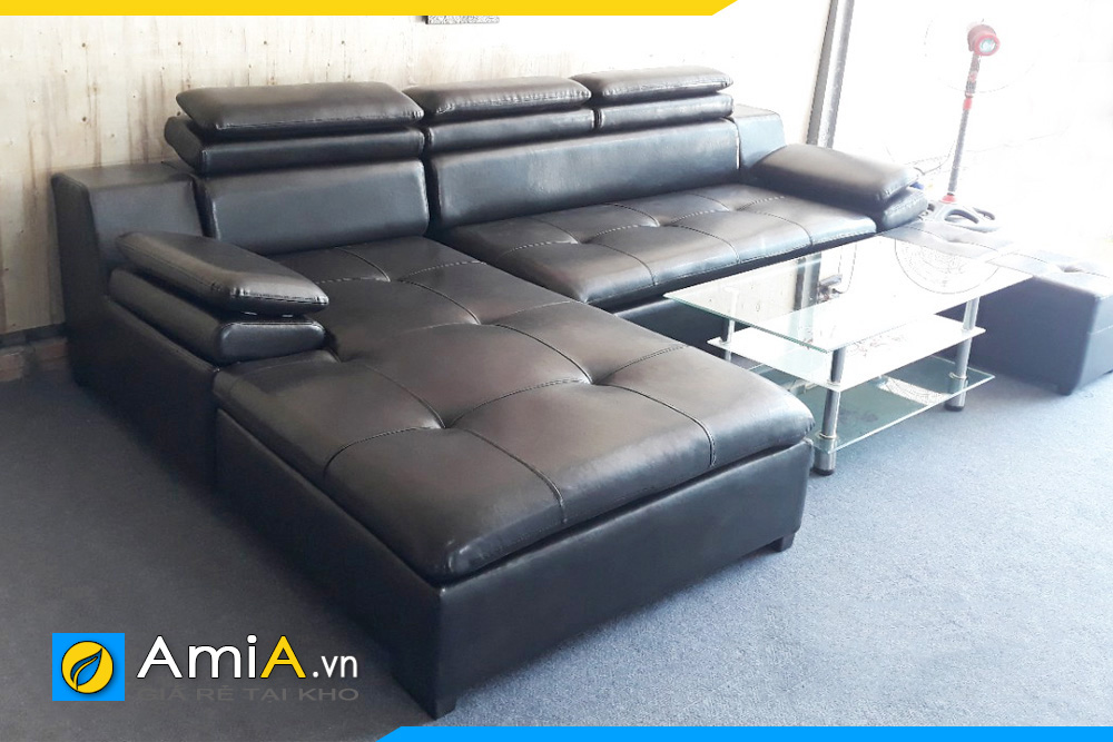 Ghế sofa da tựa gật gù hiện đại AmiA121