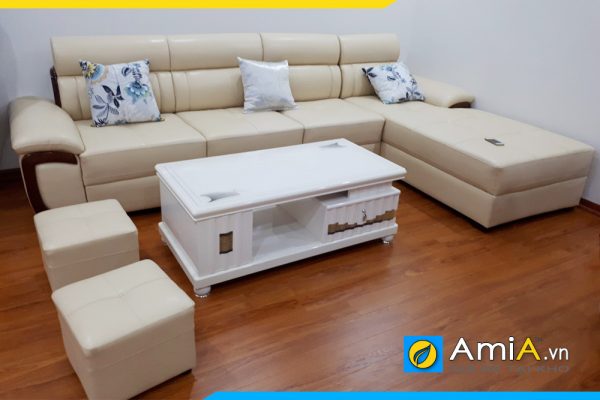 Ghế sofa da đẹp AmiA142 cho mọi nhà