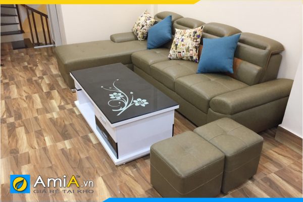 AmiA153 là mẫu ghế sofa da hiện đại được rất nhiều khách hàng yêu thích