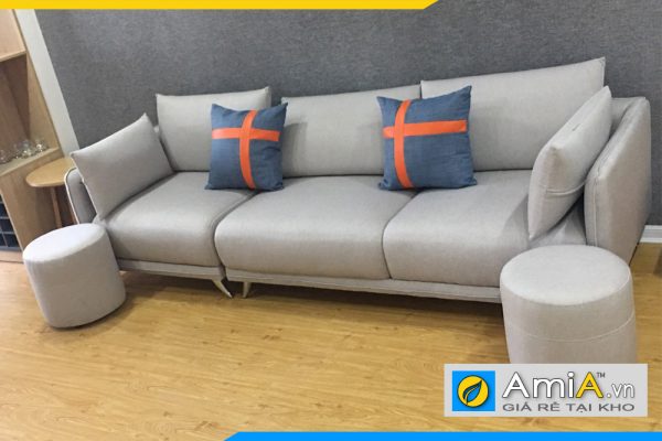 Ghế sofa da đơn giản giá rẻ amia274