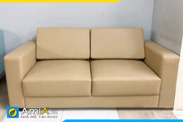 Ghế sofa da văng AmiA276 cho chung cư hiện đại
