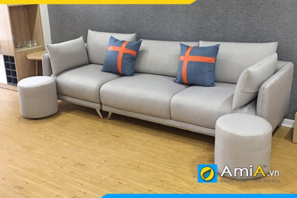Ghế sofa da đơn giản giá rẻ amia274