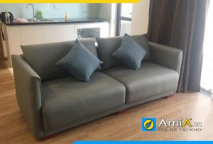 Ghế sofa da văng đôi đẹp hiện đại AmiA188