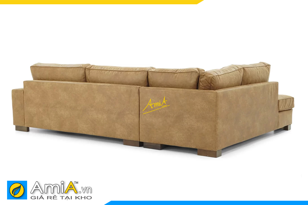 Ghế sofa da góc chữ L AmiA 20141 đẹp giá rẻ