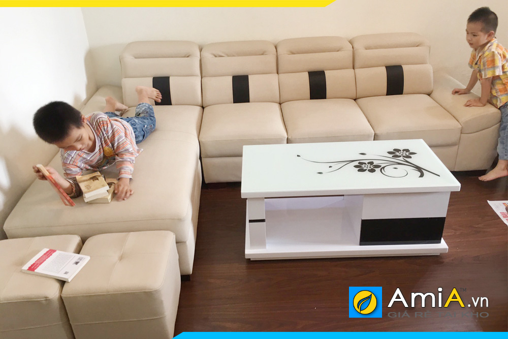 AmiA153 là mẫu ghế sofa da hiện đại được rất nhiều khách hàng yêu thích